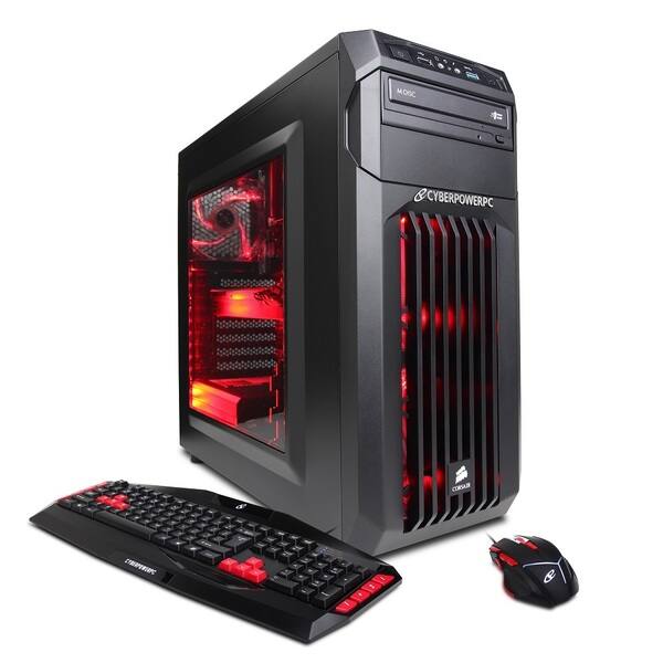 Cyberpowerpc Gamer Ultra Gua550 Gaming Desktop Computer Fx Series Fx 6300 16 Gb Ram 2 Tb Hdd Black Red Overstock