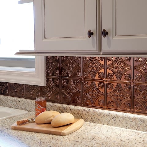 Fasade Traditional Style #1 Oil Rubbed Bronze 15-square Foot Backsplash 15 Sq Ft Kit