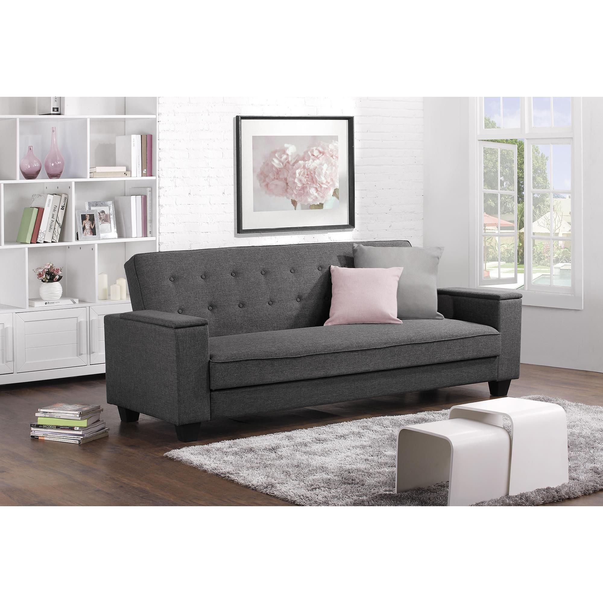 Shop DHP Union Grey Laptop Tray Futon Free Shipping Today Overstock