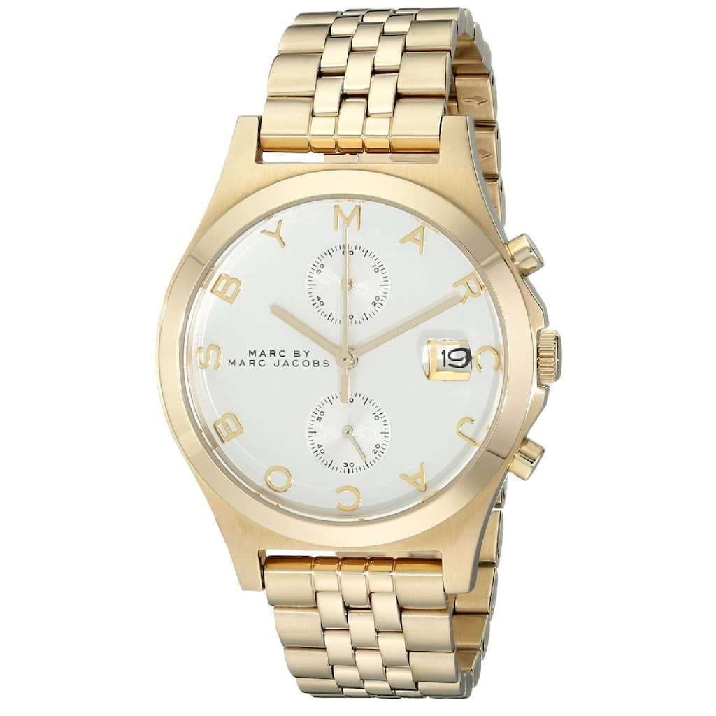 Marc Jacobs Women's MBM3379 'Ferus Slim' Chronograph Gold-Tone Stainless Steel Watch
