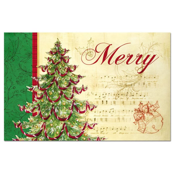 Christmas Tree Paper Placemats (Set of 12) - Overstock Shopping - The ...