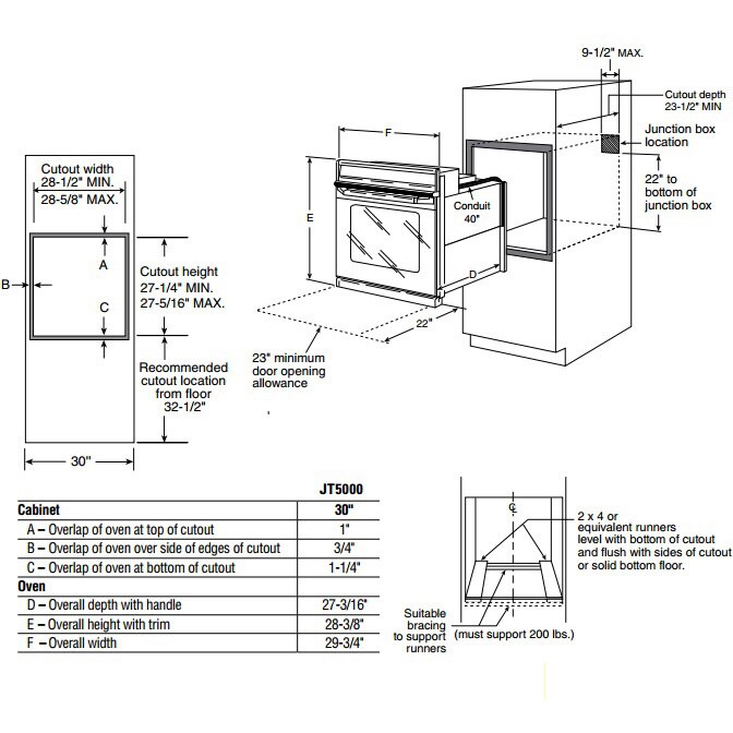 Shop Ge Black 30 Inch Built In Single Convection Wall Oven Free