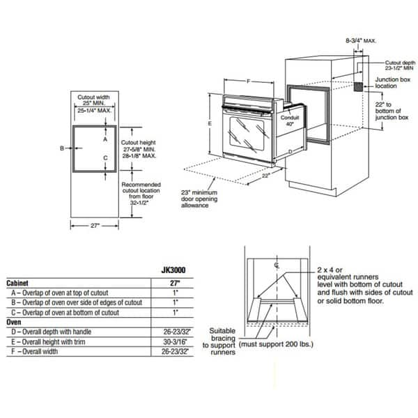 Shop Ge 27 Inch Built In Single Wall Oven Stainless Steel Free