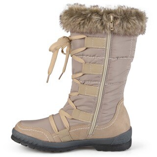 winter boots women beige