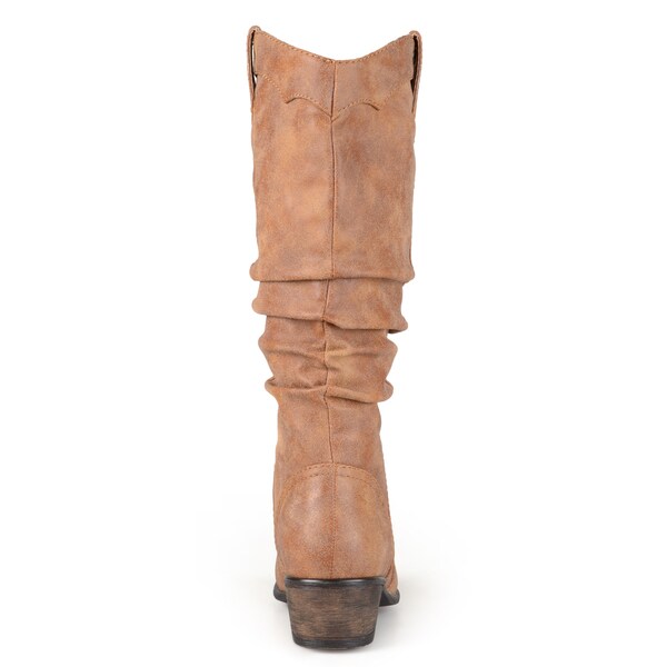 womens wide width slouch boots