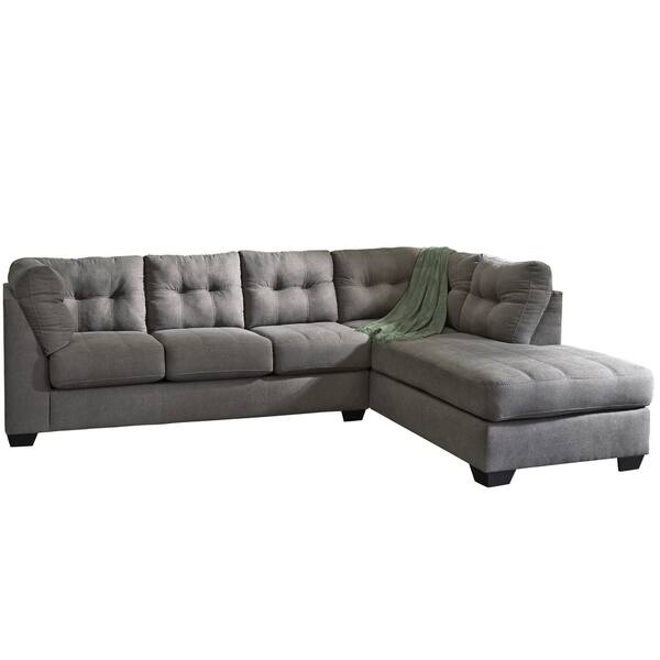 Benchcraft Maier Microfiber Sectional Sofa With Right Benchcraft Maier Microfiber Sectional Sofa With Right