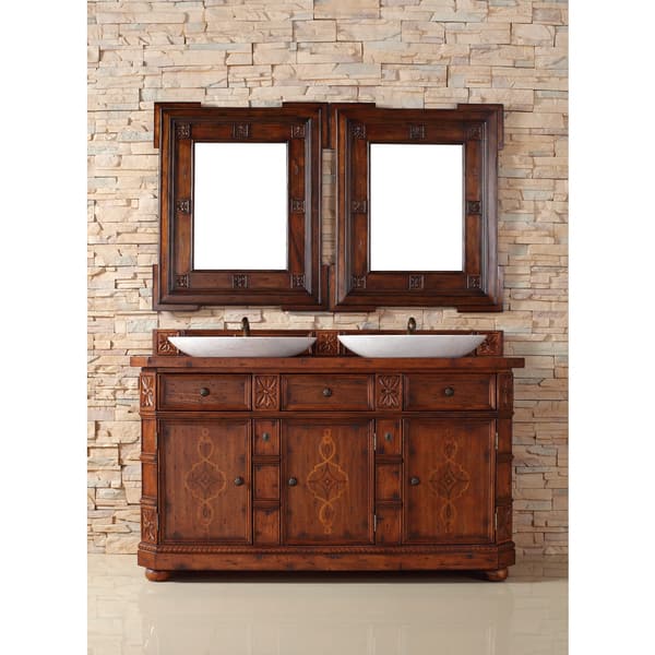 Charleston Cherry Bathroom Vanity & Storage Cabinets