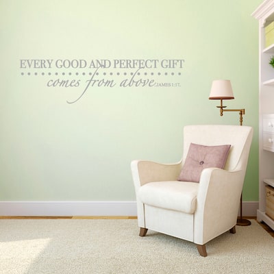 Every Good and Perfect Gift - Wall Decal - 30x8