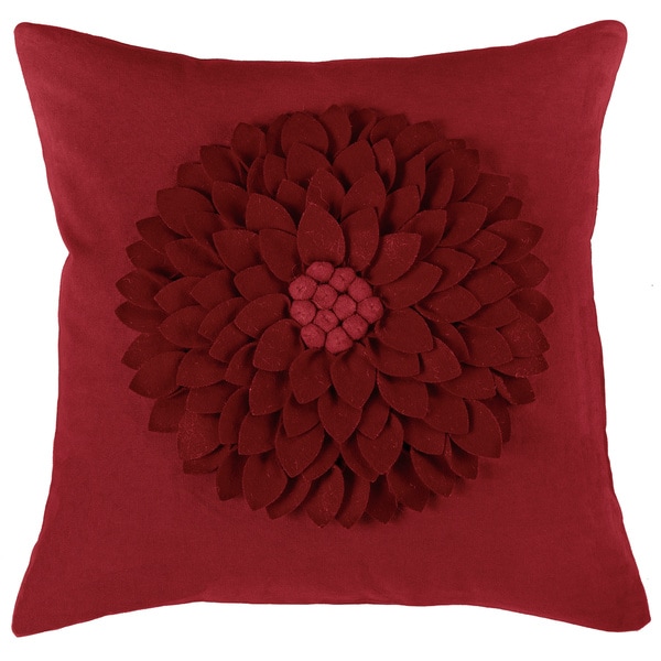 Rizzy Home 18-inch Floral Throw Pillow