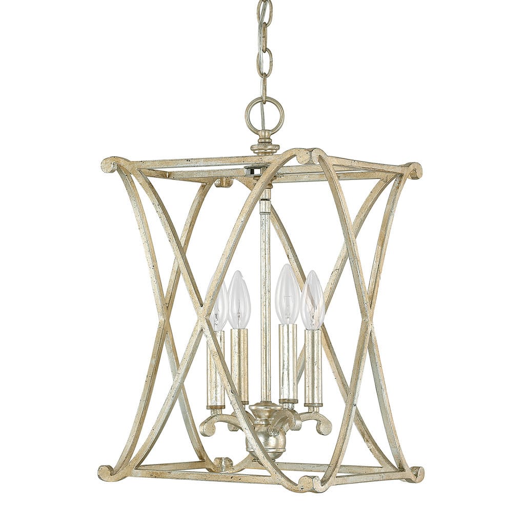Donny Osmond Alexander 4-light Winter Gold Foyer Fixture/ Chandelier