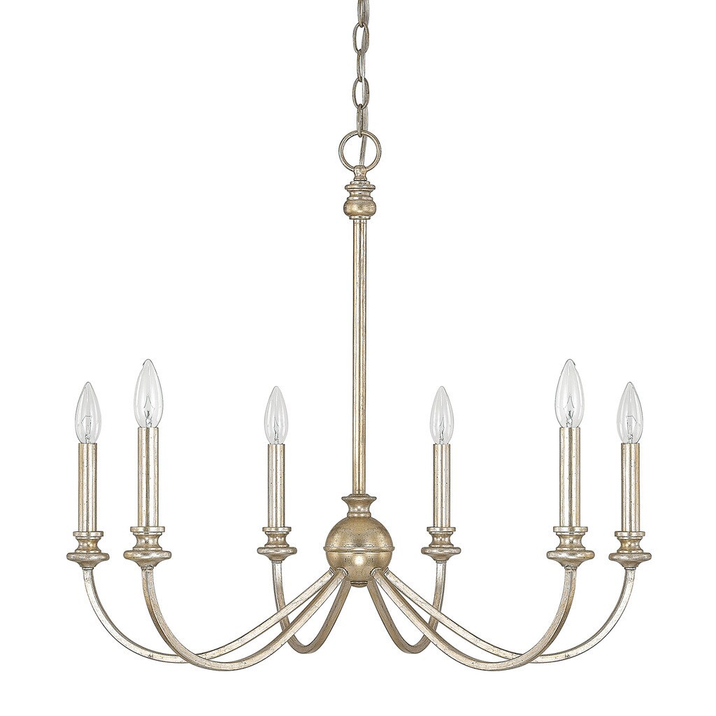 Donny Osmond Alexander 6-light Winter Gold Chandelier - Winter Gold - Chandeliers For Bedrooms by Overstock.com