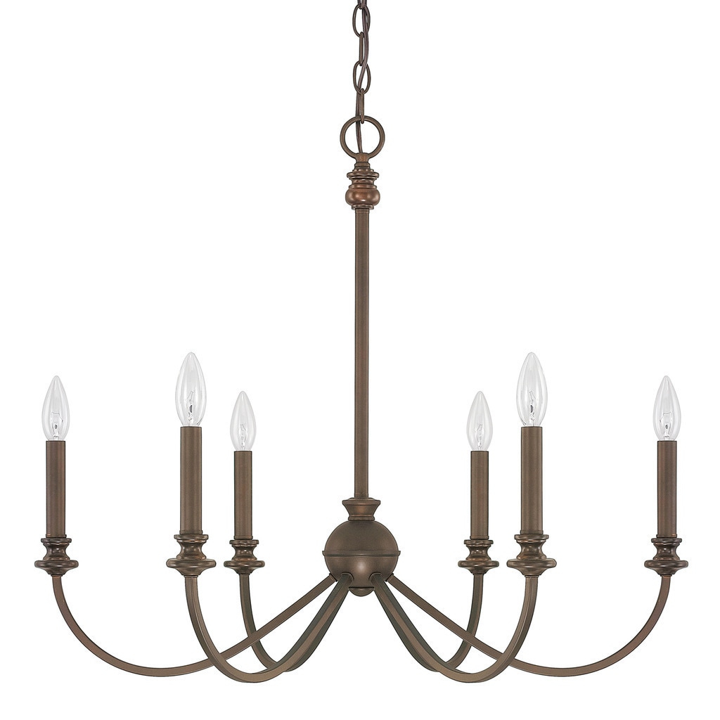 Donny Osmond Alexander 6-light Burnished Bronze Chandelier - Chandeliers For Bedrooms by Overstock.com
