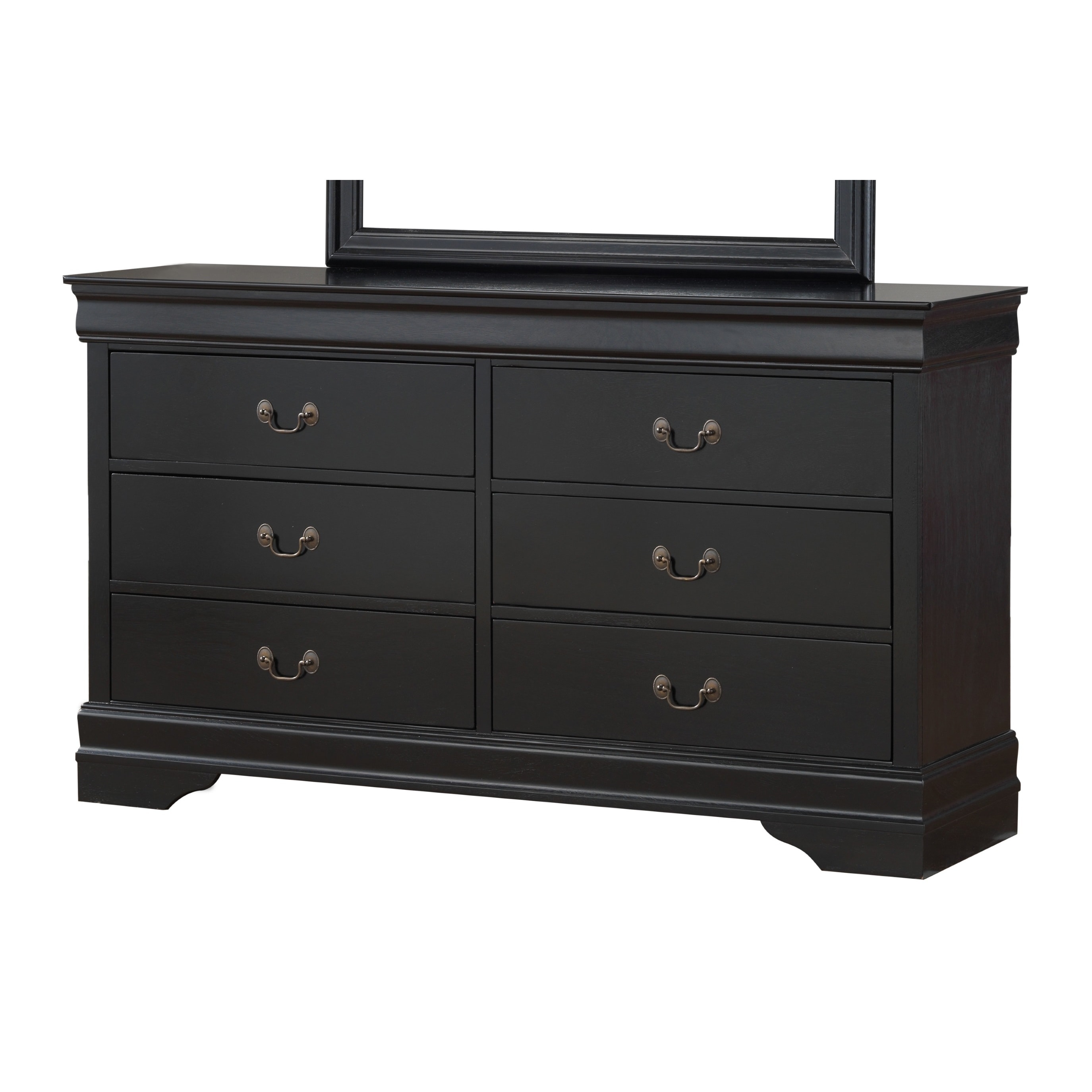 Picket House Bradford 6-drawer Black Dresser and Optional Mirror - Bed Bath  & Beyond - 10356639