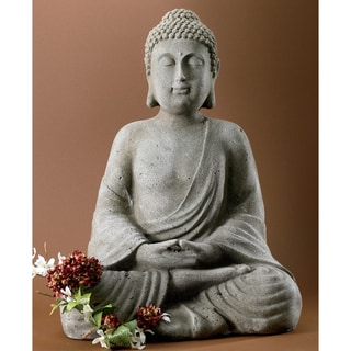 Tall Serene Meditating Buddha Statue - Bed Bath & Beyond - 10359141