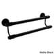 preview thumbnail 7 of 13, Tribecca Collection 30-inch Double Towel Bar Matte Black