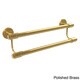 preview thumbnail 11 of 13, Tribecca Collection 30-inch Double Towel Bar Polished Brass