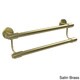 preview thumbnail 9 of 13, Tribecca Collection 30-inch Double Towel Bar Satin Brass