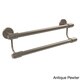 preview thumbnail 10 of 13, Tribecca Collection 30-inch Double Towel Bar Antique Pewter