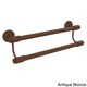 preview thumbnail 8 of 13, Tribecca Collection 30-inch Double Towel Bar Antique Bronze
