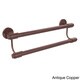 preview thumbnail 12 of 13, Tribecca Collection 30-inch Double Towel Bar Antique Copper