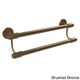 preview thumbnail 13 of 13, Tribecca Collection 30-inch Double Towel Bar Brushed Bronze