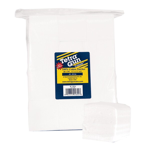 Tetra ProSmith .45 Caliber Cleaning Patches 1000 Pack
