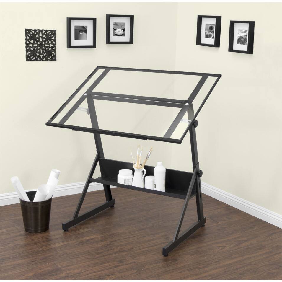 Studio Designs Solano Adjustable Drafting and Hobby Craft Table