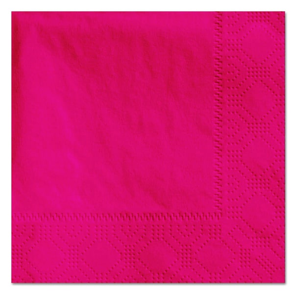 Hoffmaster 9 1/2 x 9 1/2 Red Beverage Napkins (Pack of 1,000 Napkins)