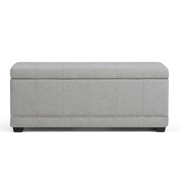 Wyndenhall Norwood 45 Inch Wide Contemporary Rectangle Storage Ottoman Overstock 10359888