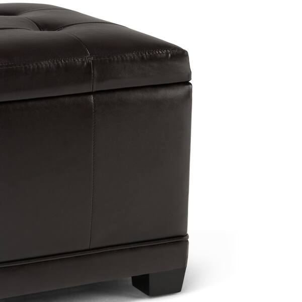 Wyndenhall Norwood 45 Inch Wide Contemporary Rectangle Storage Ottoman Overstock 10359888