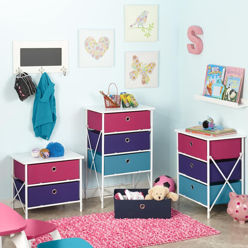 RiverRidge Kids Sort and Store Organizer, Girls