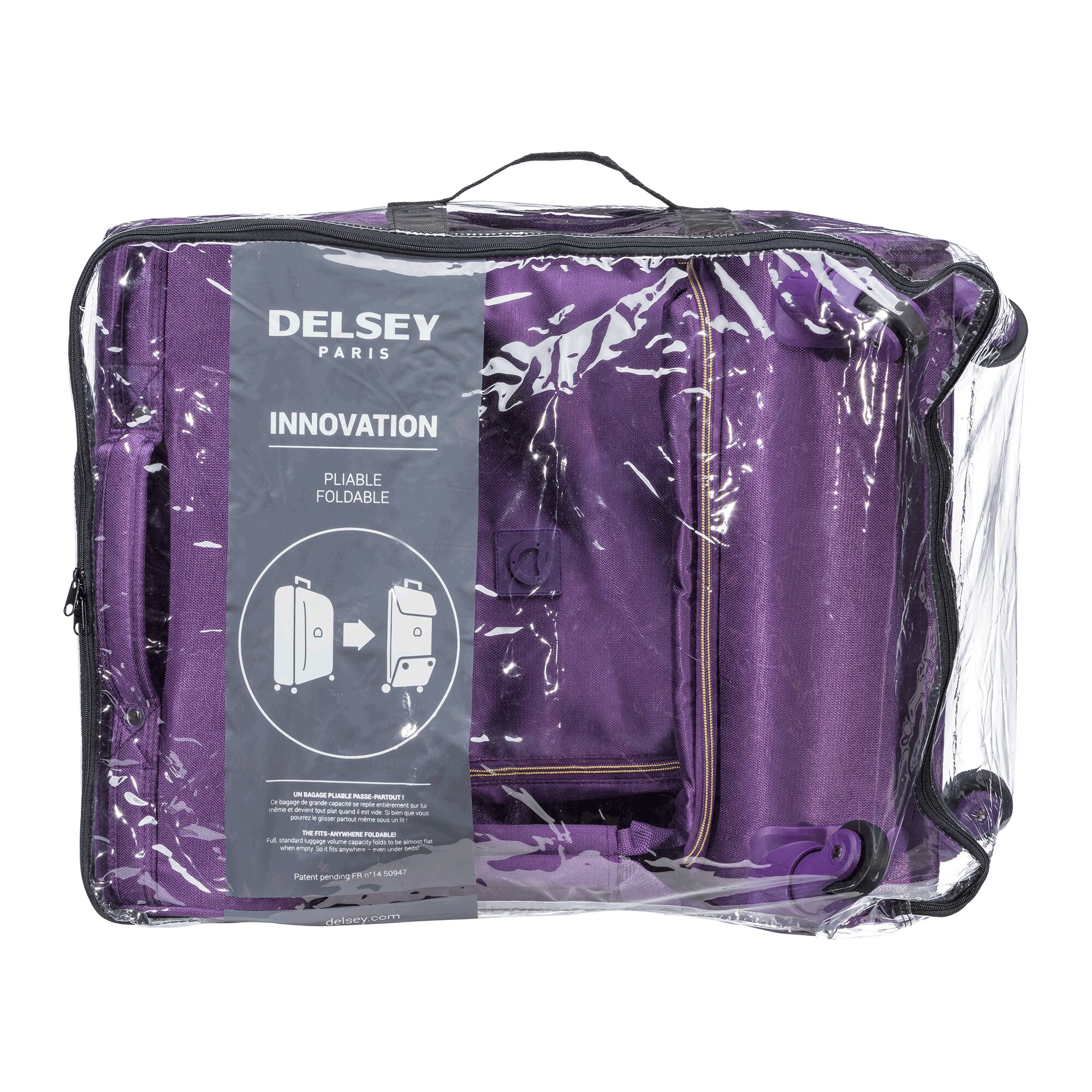 delsey foldable luggage