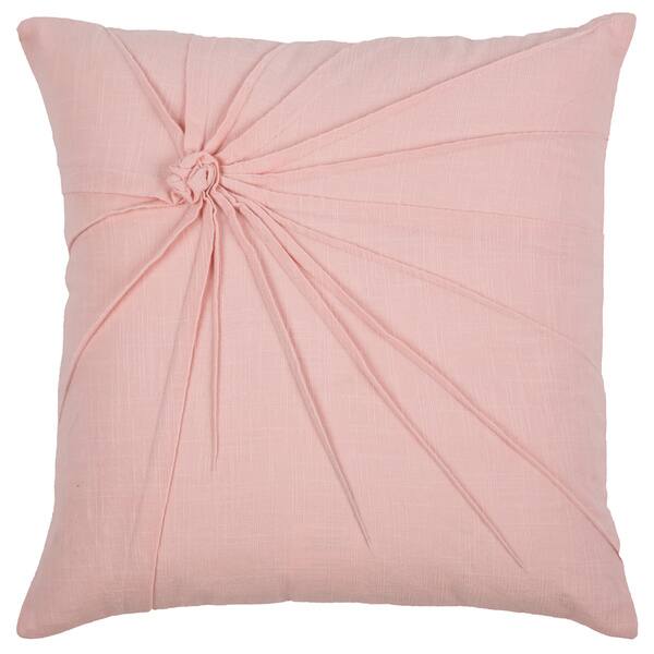 4 PCS Square Throw Pillows Removable & Washable Velvet Pillow 18x18 Pink