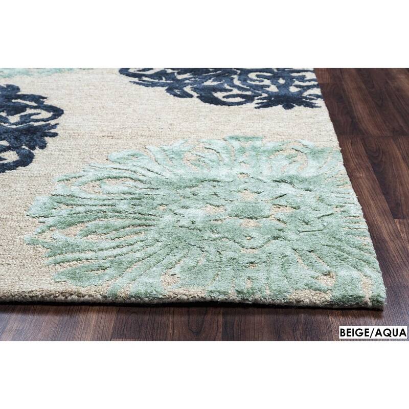 Alora Decor Milan Medallion Hand-tufted Wool Blend Rug