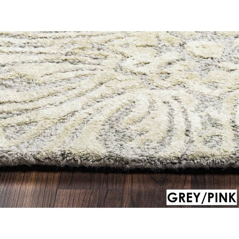 Alora Decor Milan Medallion Hand-tufted Wool Blend Rug
