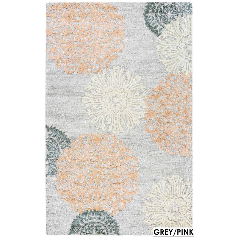 Alora Decor Milan Medallion Hand-tufted Wool Blend Rug