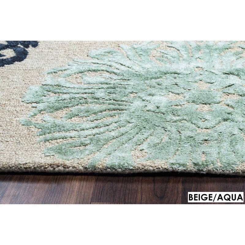 Alora Decor Milan Medallion Hand-tufted Wool Blend Rug