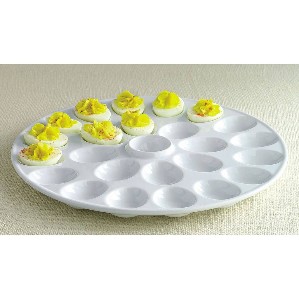 Tag Round Deviled Egg Platter