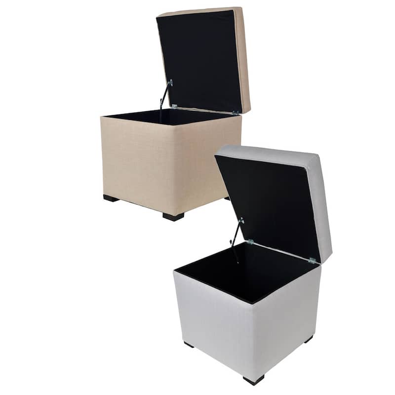 Tami Sachi Square Storage Ottoman