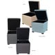 preview thumbnail 3 of 15, Tami Designer Square Storage Ottoman