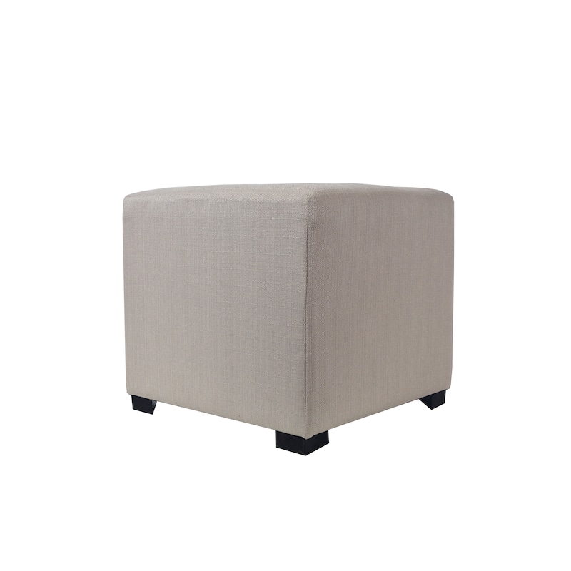 MJL Furniture Sachi 4 Button Tufted Square Ottoman