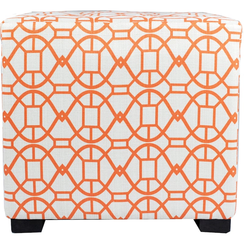 MJL Furniture Noah 4 Button Tufted Square Ottoman