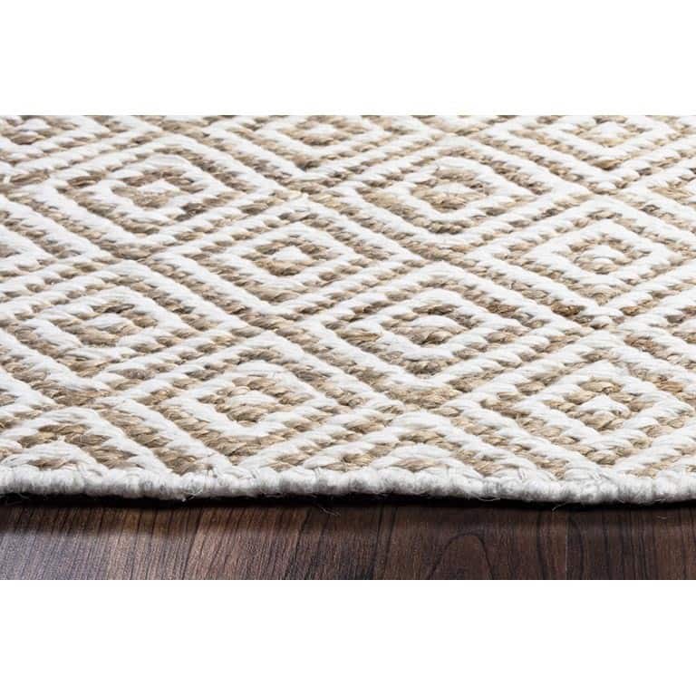 Alora Decor Harlem Collection Beige Diamond Rug