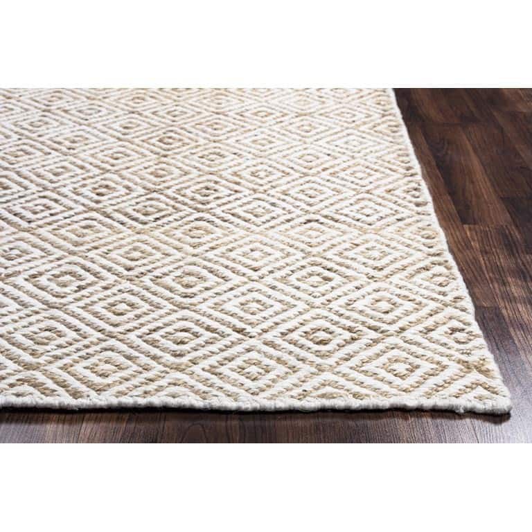 Alora Decor Harlem Collection Beige Diamond Rug