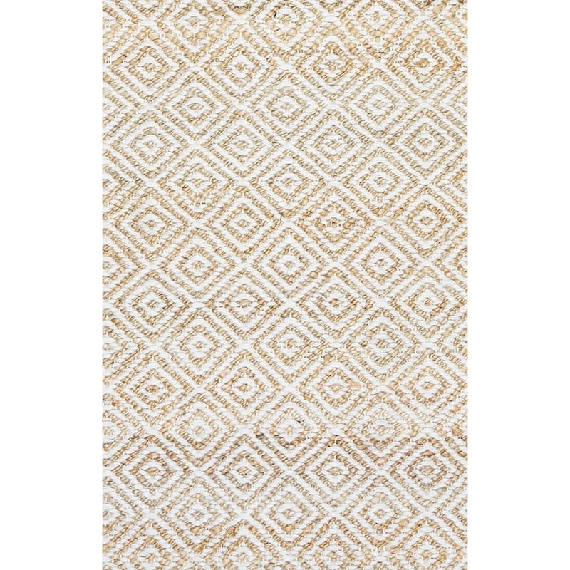 Alora Decor Harlem Collection Beige Diamond Rug