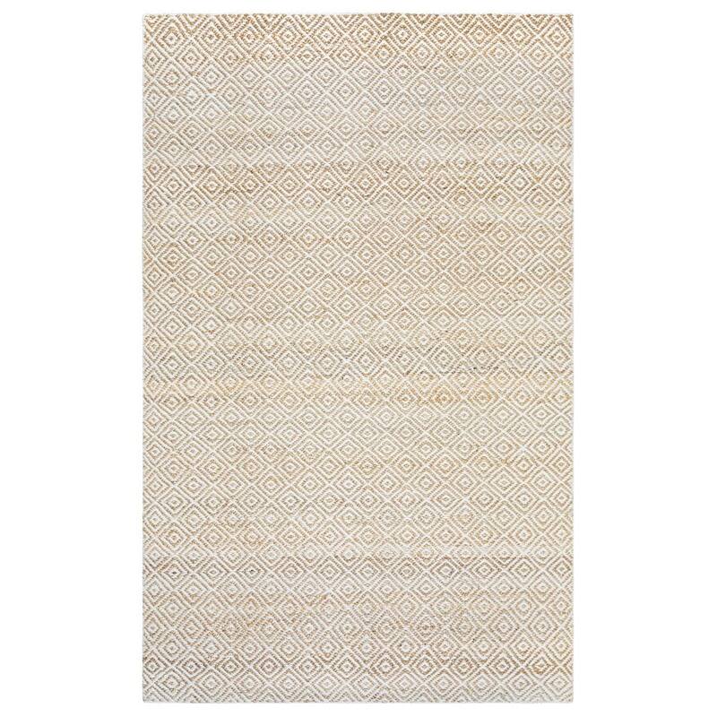 Alora Decor Harlem Collection Beige Diamond Rug