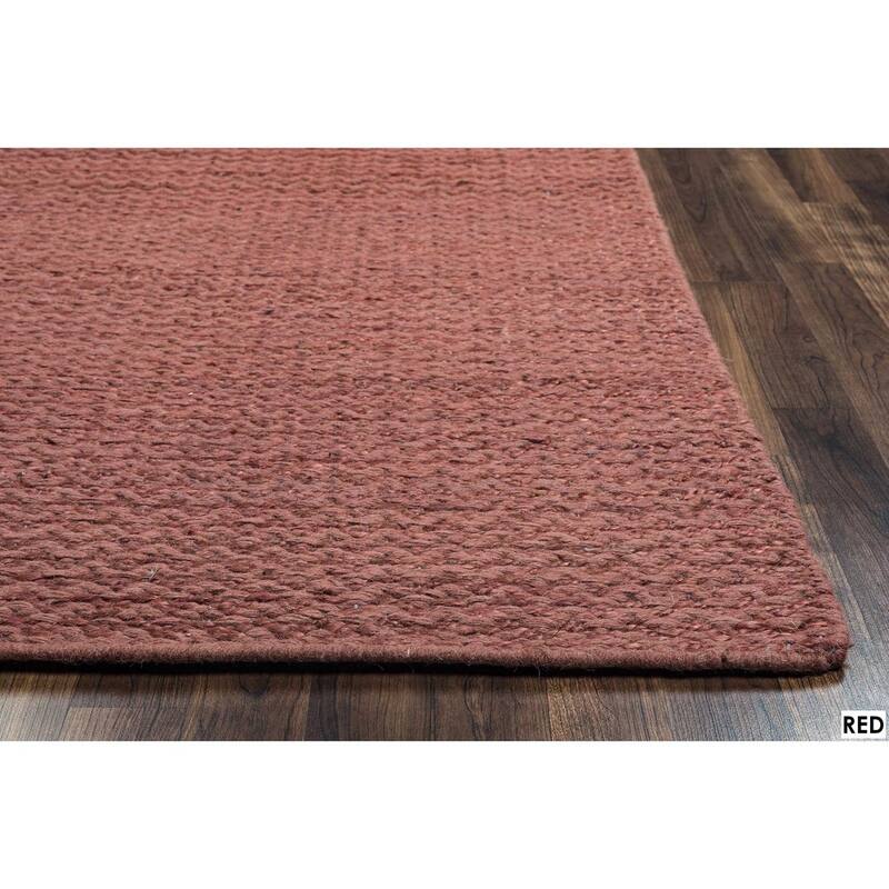 Harlem Collection Solid Chevron Rug