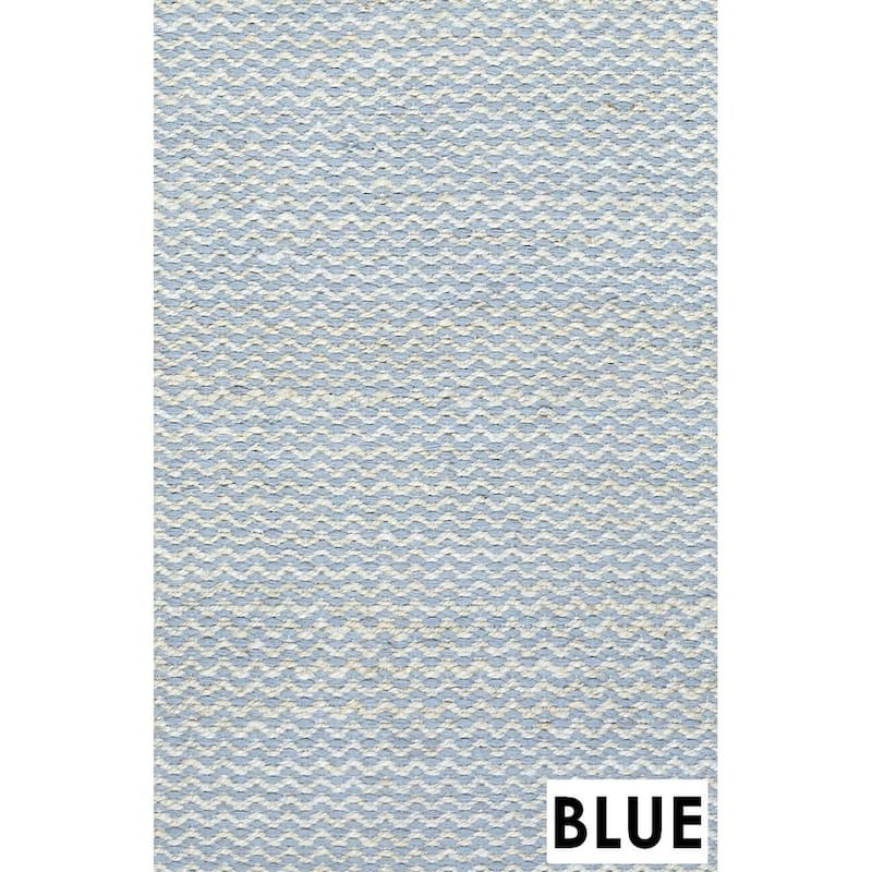 Harlem Collection Solid Chevron Rug