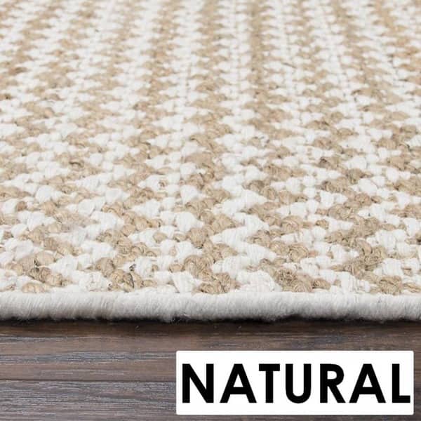 Harlem Collection Solid Chevron Rug