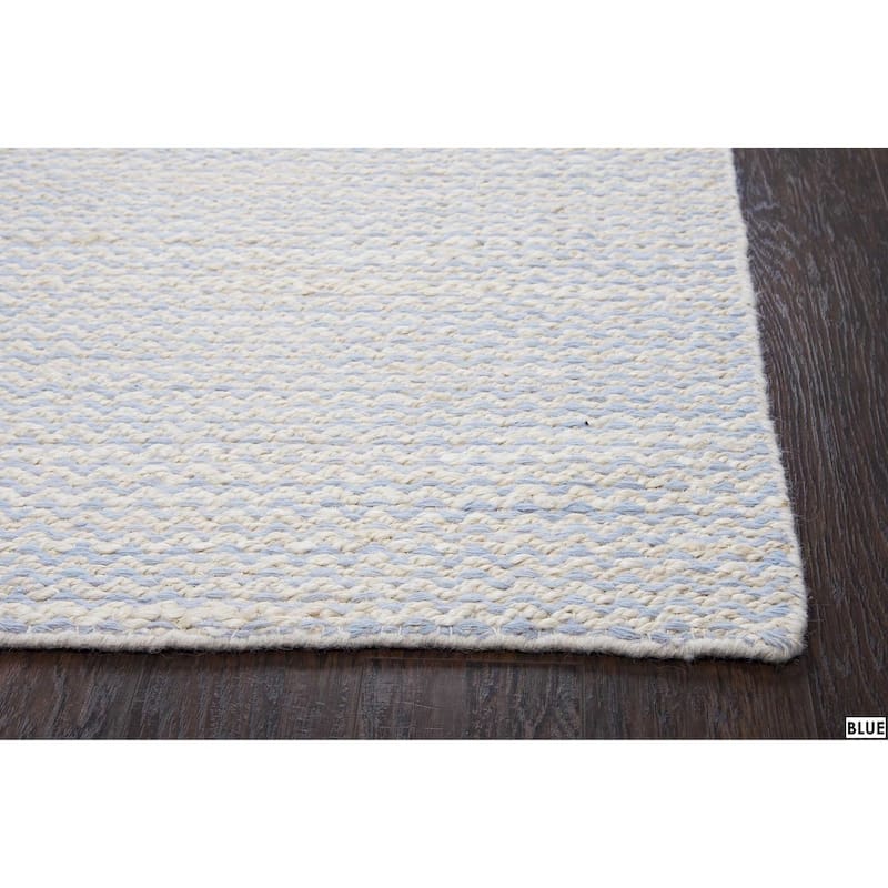 Harlem Collection Solid Chevron Rug